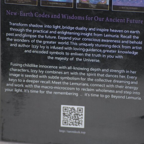 NWT Beyond Lemuria Oracle Cards Tarot Deck New Earth Codes and Wisdoms - Picture 3 of 4